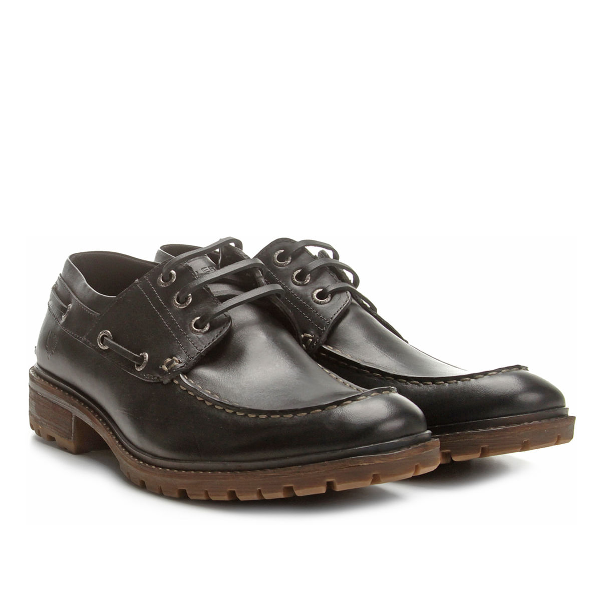 sapato casual couro reserva tratorado