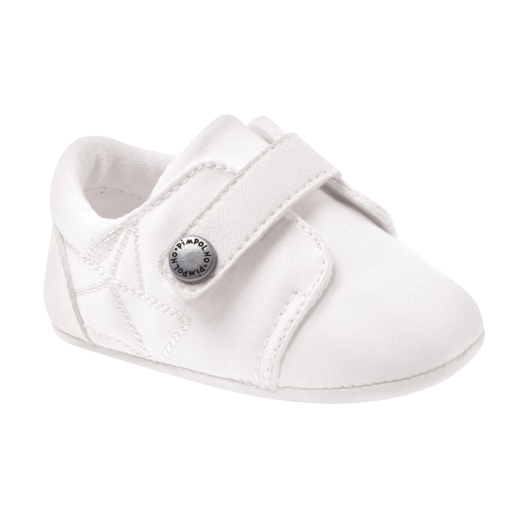 sapato batizado premium branco pimpolho