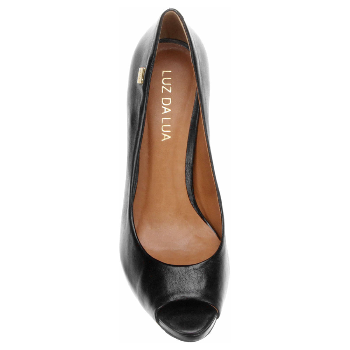 peep toe luz da lua meia pata