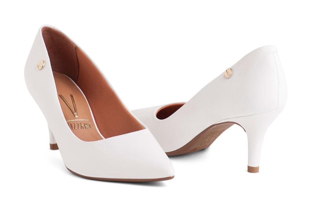 scarpin branco comprar