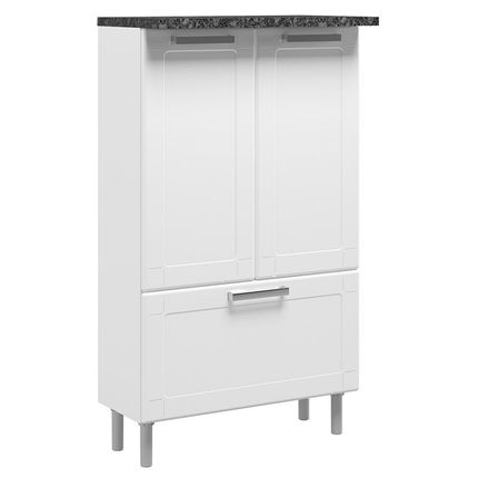 Balcão Duplo Microondas Com tampo 3 Portas Múltipla Branco - Bertolini é boa?