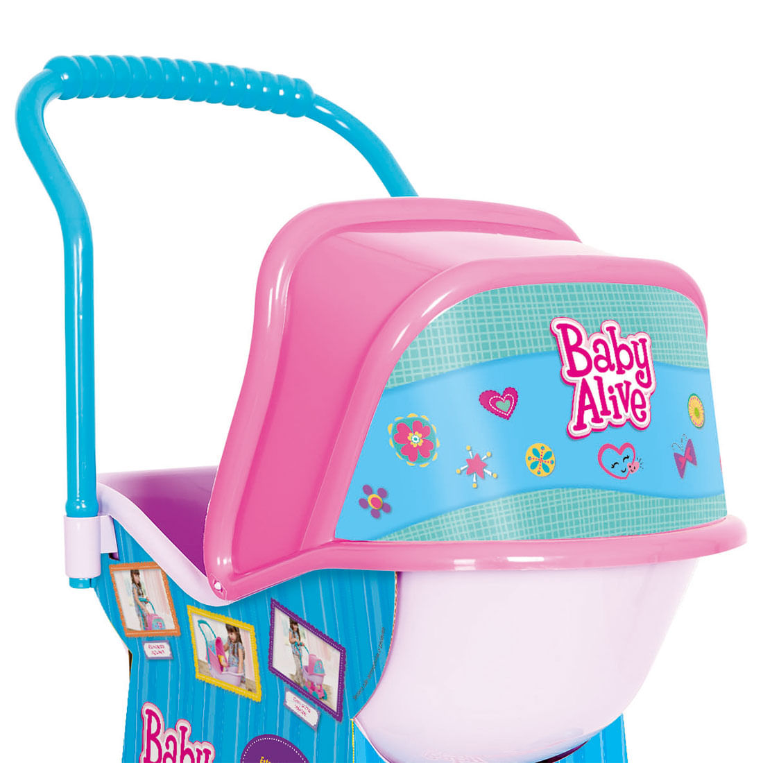 Carrinho De Bebe Baby Alive Com Porta Objetos 61 Cotiplas Compre No Shopfacil Com