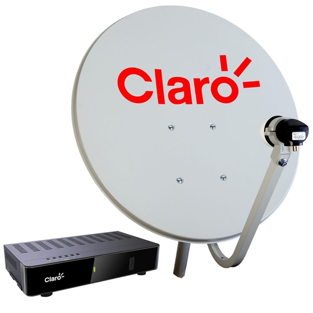 Kit Antena com Receptor Claro TV livre Sem Mensalidade 45 Canais de TV e  Rádio - Compre no ShopFácil.com