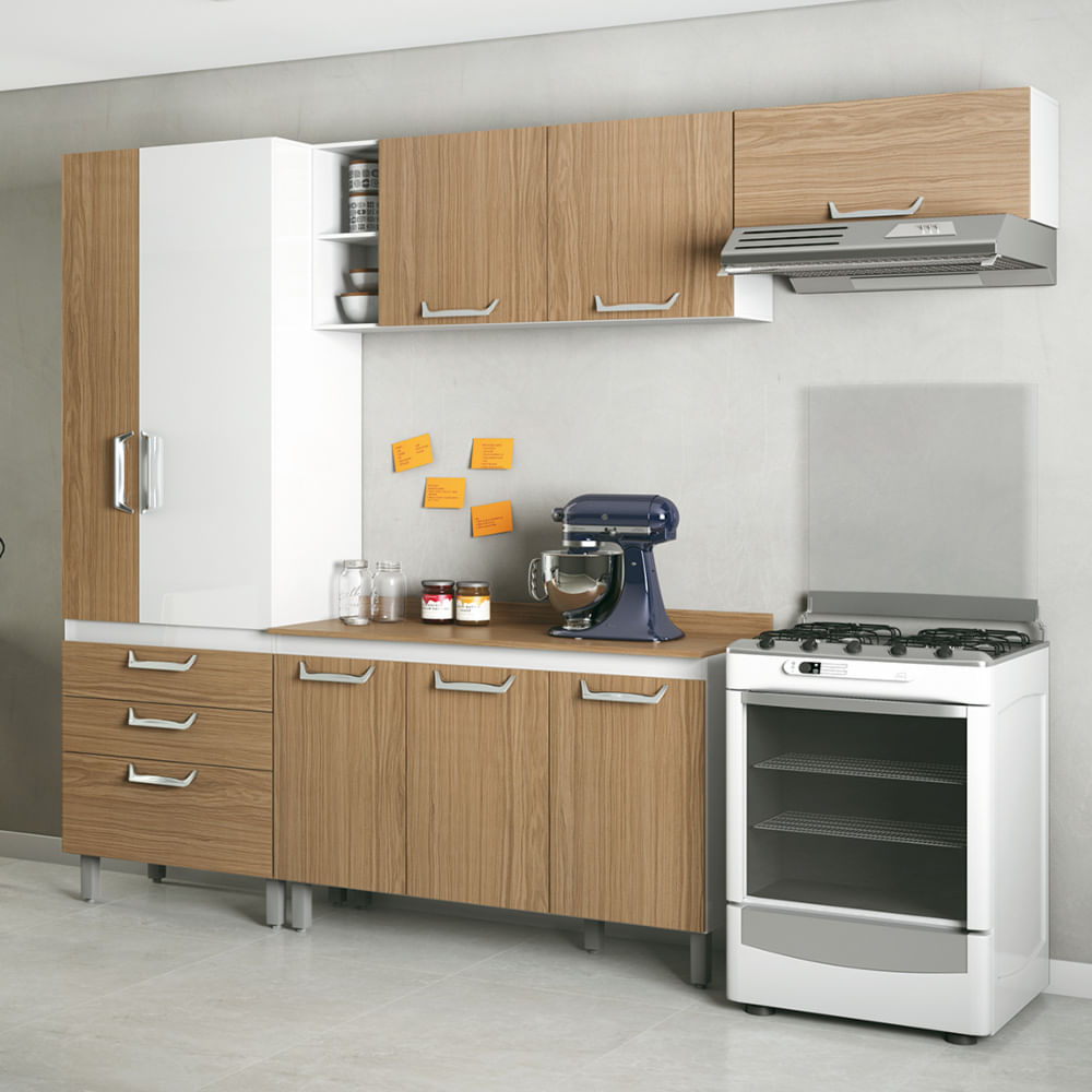 Cozinha Completa Henn Adapt 01 8 Portas E 3 Gavetas Branca Am Ndoa Cozinha Completa Henn Adapt 01 8 Portas E 3 Gavetas Branca Am Ndoa