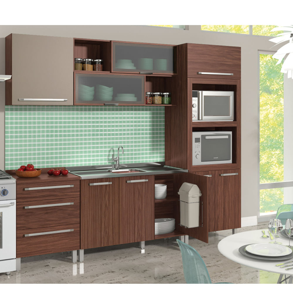 Cozinha Completa Henn Smart 01 9 Portas E 3 Gavetas Turin Cristal Cozinha Completa Henn Smart 01 9 Portas E 3 Gavetas Turin Cristal