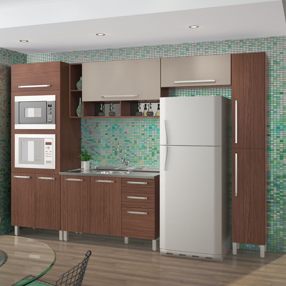 Cozinha Completa Henn Smart 03 9 Portas E 3 Gavetas Turin Cristal Cozinha Completa Henn Smart 03 9 Portas E 3 Gavetas Turin Cristal
