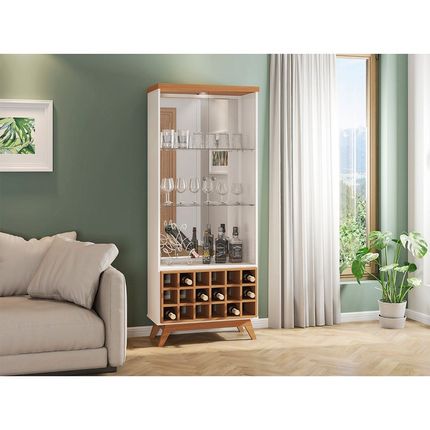 Cristaleira 2 Portas c/Adega e Led C712L OffWhite/Freijó Dalla Costa é ruim? Cristaleira 2 Portas c/Adega e Led C712L OffWhite/Freijó Dalla Costa é boa?