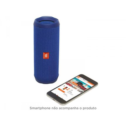 Caixa de Som Bluetooth Portátil JBL Flip 4 - 16W USB Menor preço em Caixa de Som Bluetooth Portátil JBL Flip 4 - 16W USB