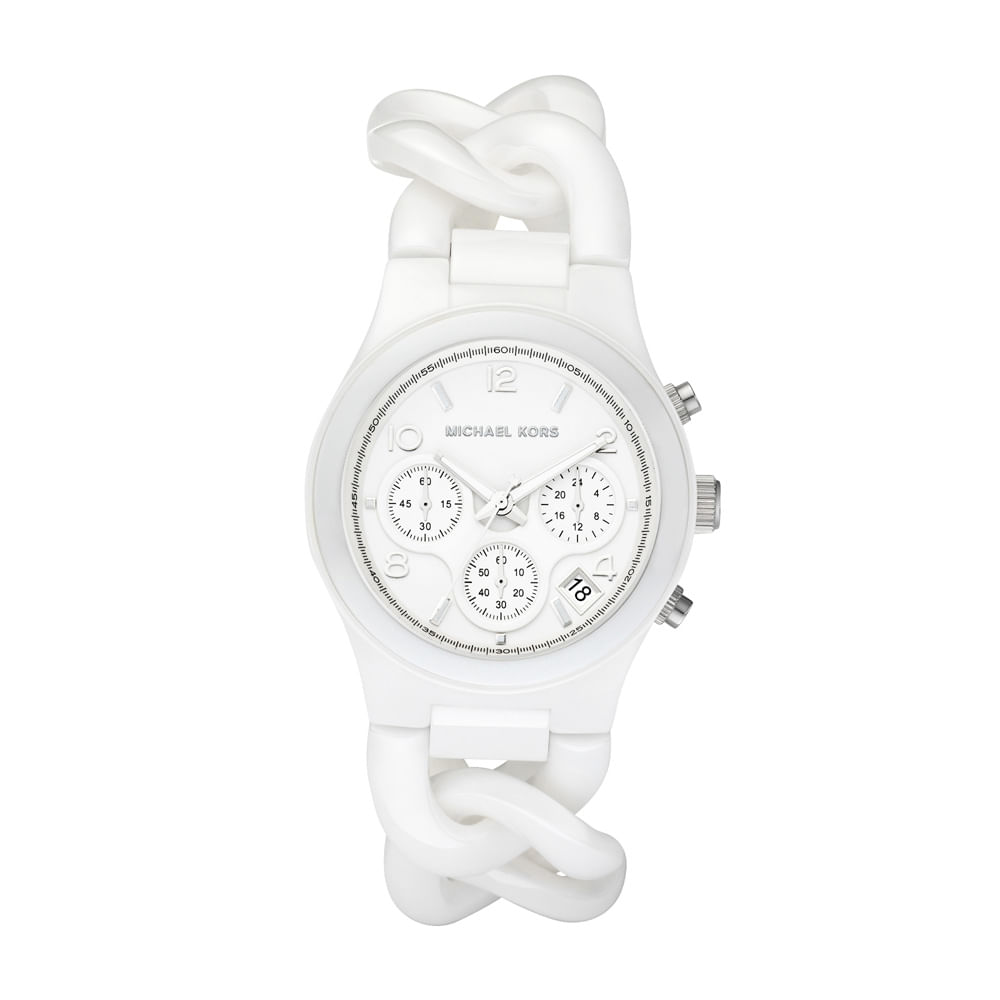 relogio michael kors feminino branco