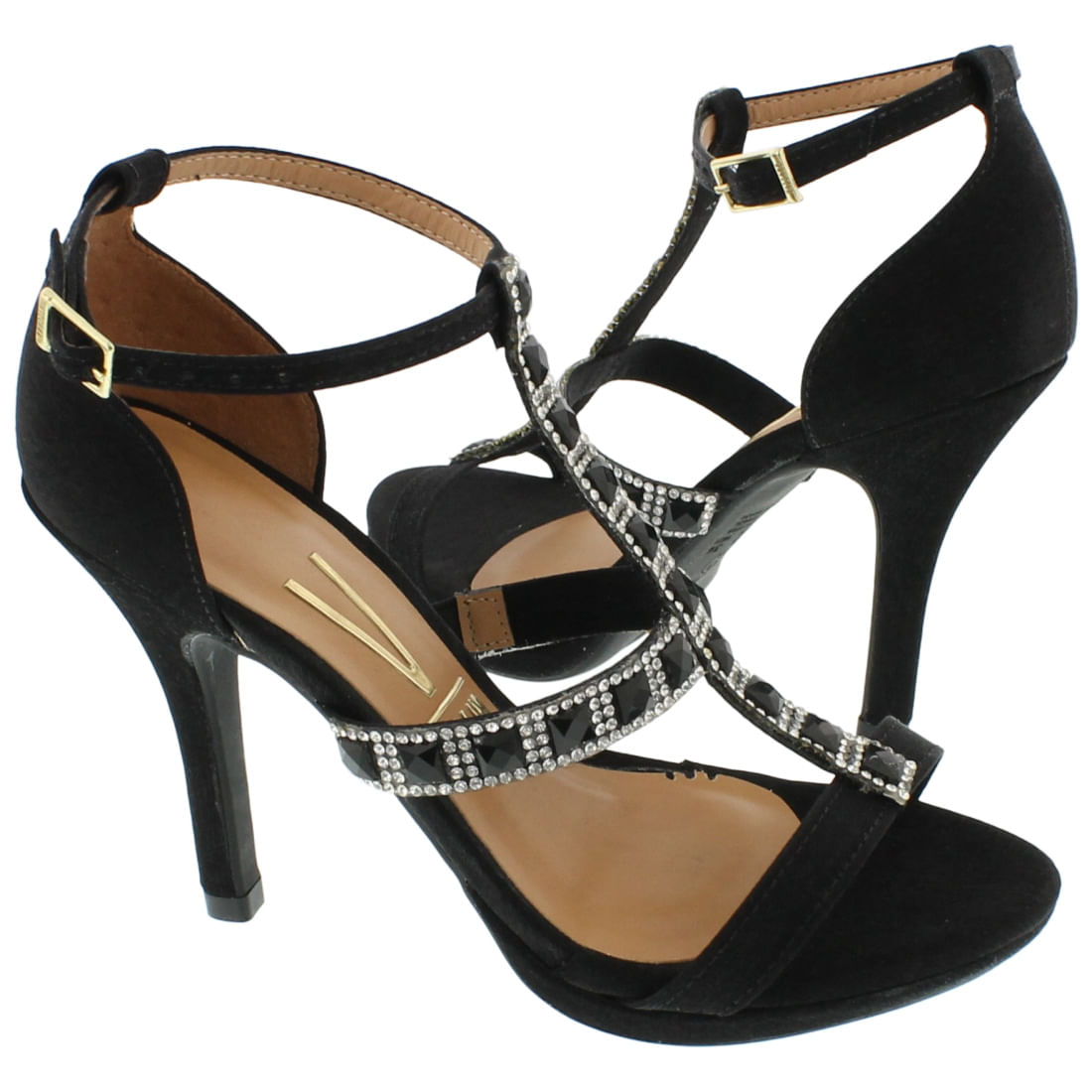 sandalia vizzano com pedras