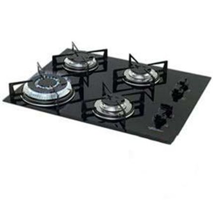 Cooktop a Gás 4 Bocas Fischer Tripla Chama e Vidro Bisotê. Menor preço em Cooktop a Gás 4 Bocas Fischer Tripla Chama e Vidro Bisotê.