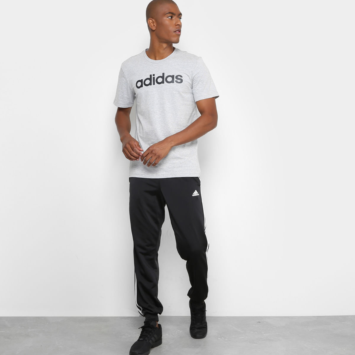 calça adidas ess 3s t tricot