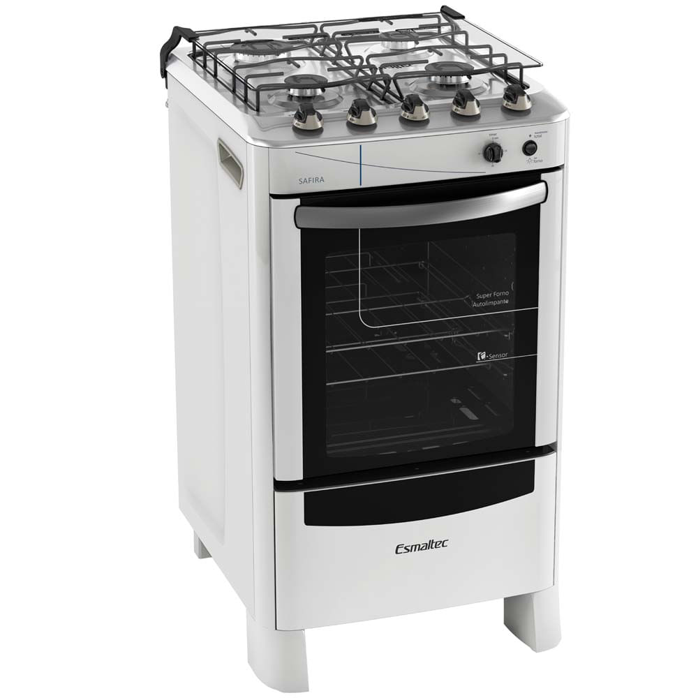 Fogão Esmaltec Safira 4032 Bivolt Branco Comprar No Fogão Esmaltec Safira 4032 Bivolt Branco Comprar No