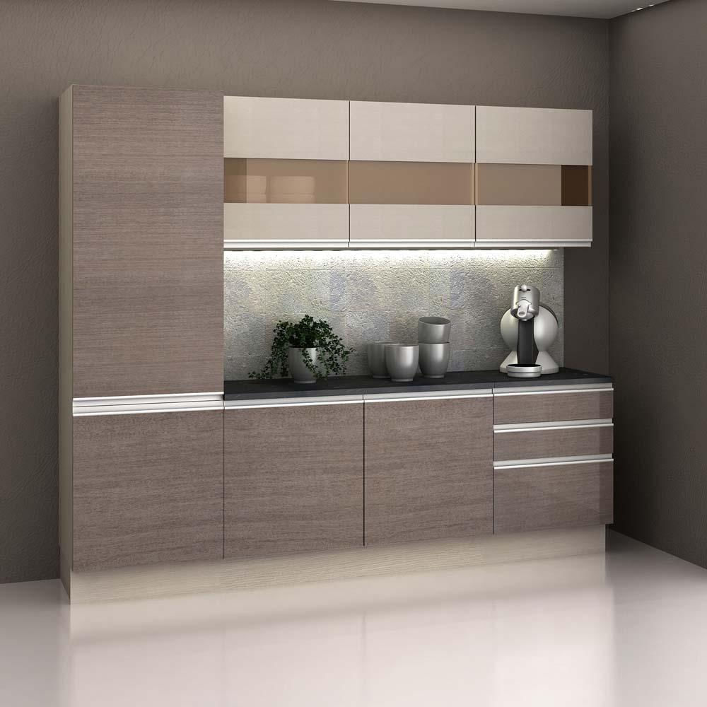 Cozinha Compacta Madesa Top 5 Pecas Com 7 Portas E 3 Gavetas Cozinha Compacta Madesa Top 5 Pecas Com 7 Portas E 3 Gavetas