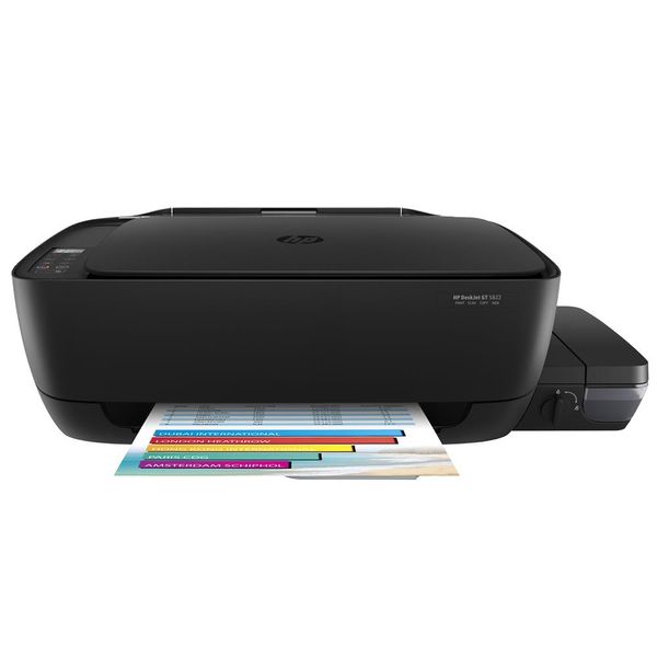 Multifuncional Tanque de Tinta HP DeskJet GT 5822 com Impressora, Copiadora, Scanner, Wireless