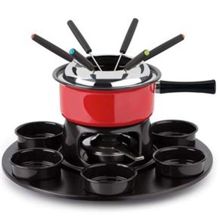 Conjunto para Fondue Forma Firenze Carrosel Vermelho - 18 Pecas Menor preço em Conjunto para Fondue Forma Firenze Carrosel Vermelho - 18 Pecas