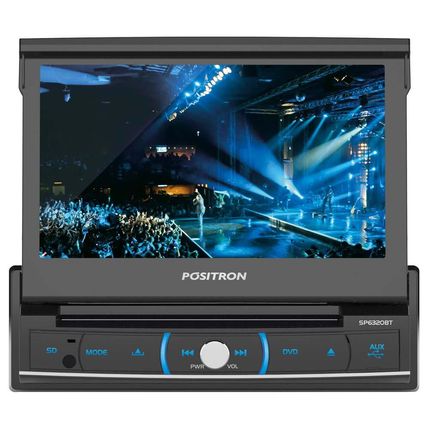 Menor preço em DVD Player Automotivo Positron SP6320BT com Tela 7- Touch Screen Bluetooth USB SD-Card Entrada Auxiliar e Controle Remoto