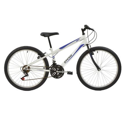 Bicicleta Aro 24 Polimet Masculina MTB com 18 Marchas Menor preço em Bicicleta Aro 24 Polimet Masculina MTB com 18 Marchas