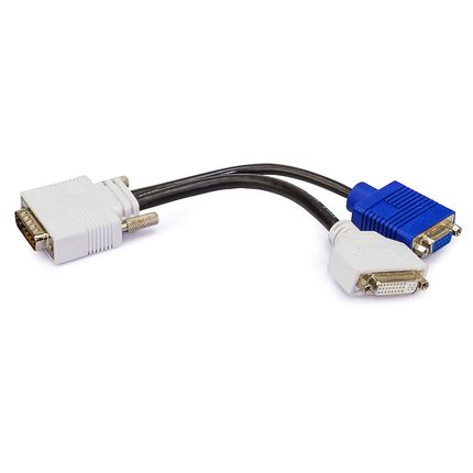Cabo Adaptador Y - DMS 59 para VGA e DVI Menor preço em Cabo Adaptador Y - DMS 59 para VGA e DVI