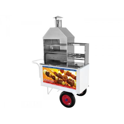 Carrinho de Churrasco Armon - Luxo com 2 Grelhas CHLP-004 Menor preço em Carrinho de Churrasco Armon - Luxo com 2 Grelhas CHLP-004