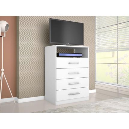 Cômoda 4 Gavetas Poliman Móveis - Lille é ruim? Cômoda 4 Gavetas Poliman Móveis - Lille é boa?