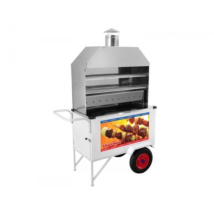 Carrinho de Churrasco Armon - Street Food Luxo com 2 Grelhas Menor preço em Carrinho de Churrasco Armon - Street Food Luxo com 2 Grelhas