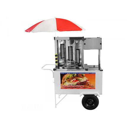 Carrinho de Churrasco Grego Armon - Street Food Luxo Menor preço em Carrinho de Churrasco Grego Armon - Street Food Luxo