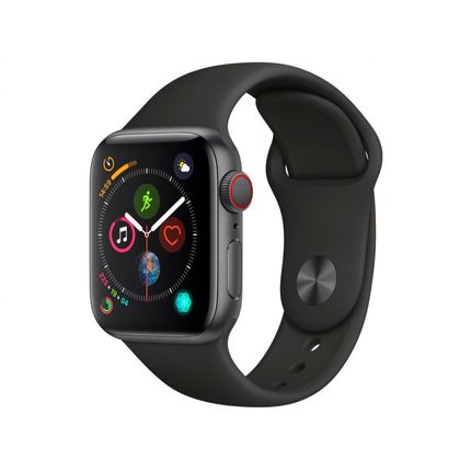 Apple Watch Series 4 40mm Cellular GPS Integrado - Wi-Fi Bluetooth Pulseira Esportiva 16GB Menor preço em Apple Watch Series 4 40mm Cellular GPS Integrado - Wi-Fi Bluetooth Pulseira Esportiva 16GB