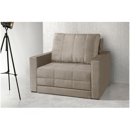 Sofá-Cama Solteiro 1 Lugar Suede Retrátil - American Comfort Diva Menor preço em Sofá-Cama Solteiro 1 Lugar Suede Retrátil - American Comfort Diva