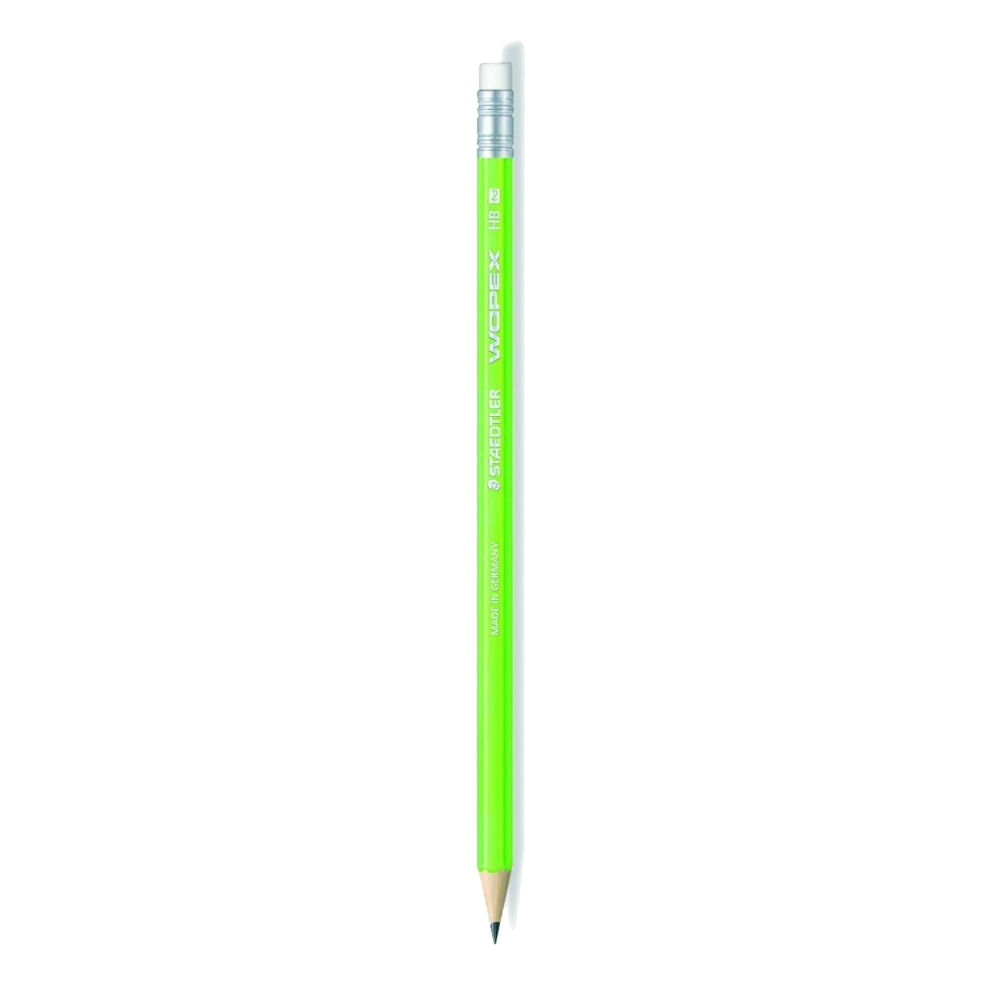 Lapis Preto Hb2 Com Borracha Wopex Staedtler Verde Comprar No