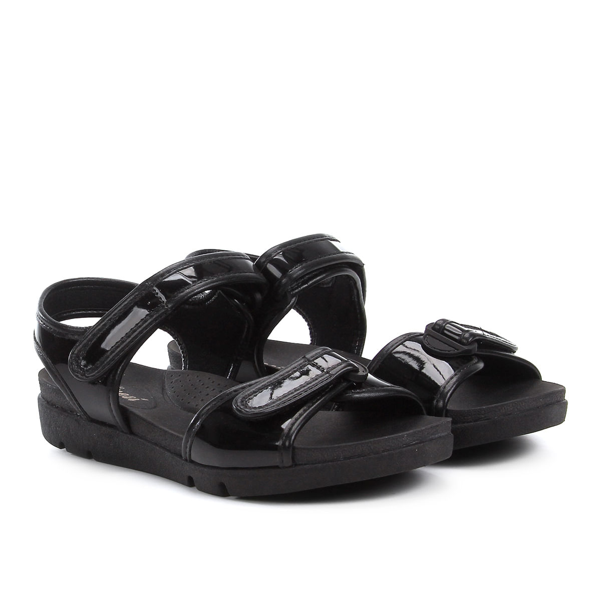sandalia velcro feminina