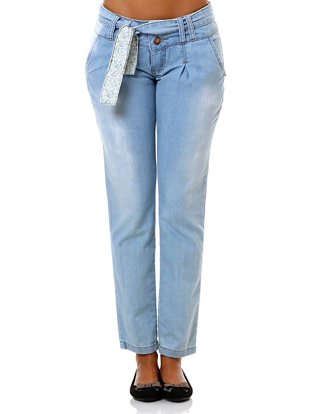 calça jeans saruel feminina