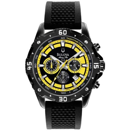 Relogio Masculino Analogico Cronografo Bulova Marine Star WB31738Y - Preto Menor preço em Relogio Masculino Analogico Cronografo Bulova Marine Star WB31738Y - Preto