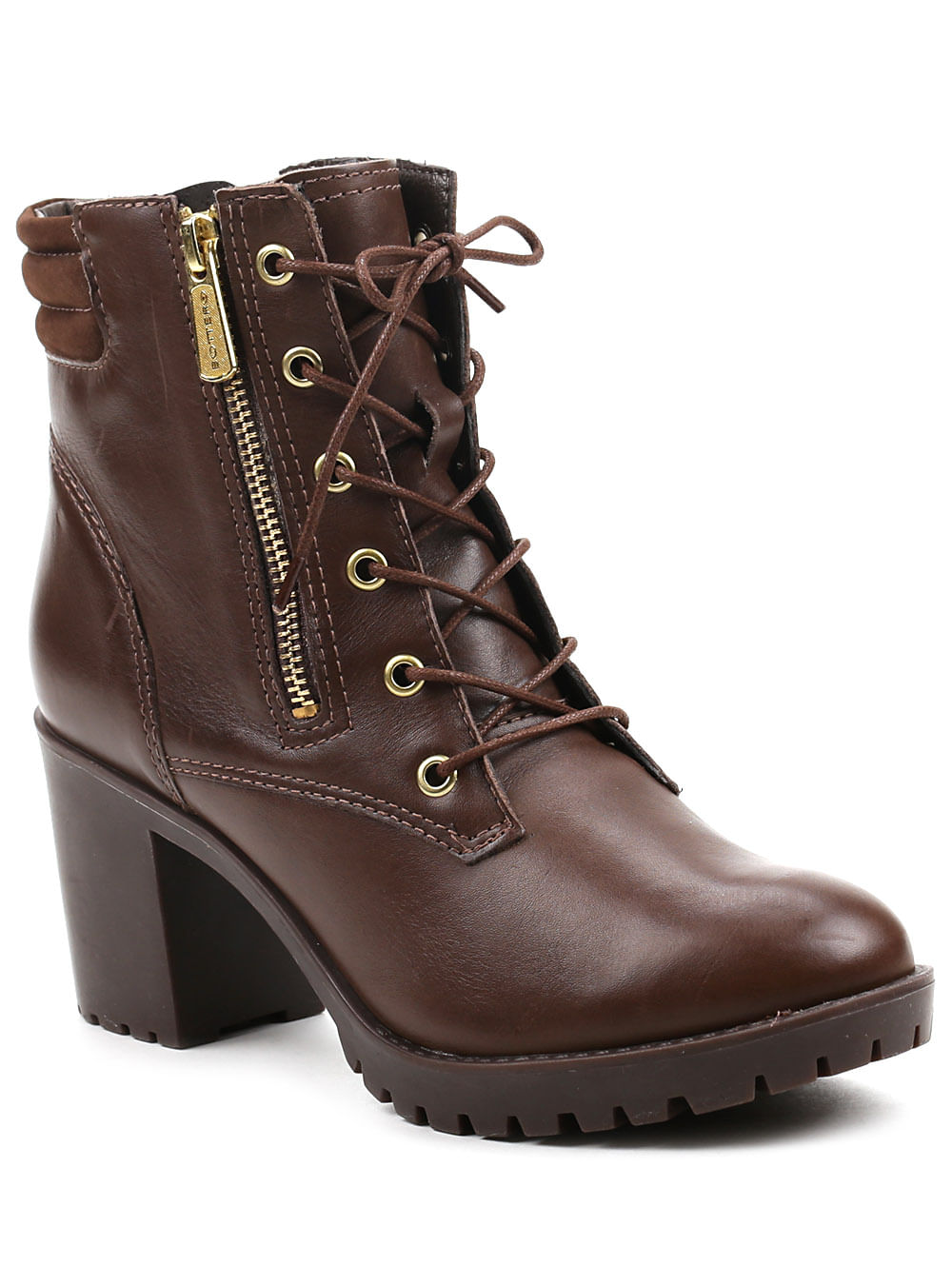 bota coturno bottero marrom