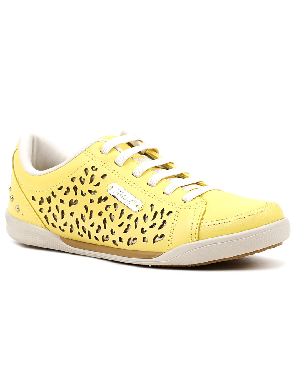 tenis casual amarelo