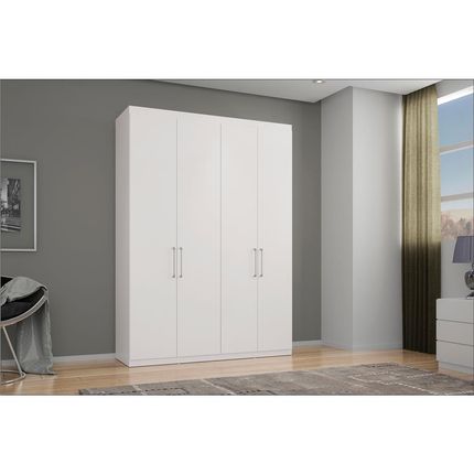 Armário Bartira Ipiranga com 4 Portas e 3 Gavetas - Branco é ruim? Armário Bartira Ipiranga com 4 Portas e 3 Gavetas - Branco é boa?