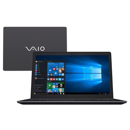 Notebook Vaio Core i5-7200U 8GB 1TB Tela 15.6” Windows 10 Fit 15S VJF155F11X-B0211B. Menor preço em Notebook Vaio Core i5-7200U 8GB 1TB Tela 15.6” Windows 10 Fit 15S VJF155F11X-B0211B.