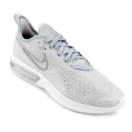 nike air max cinza e branco
