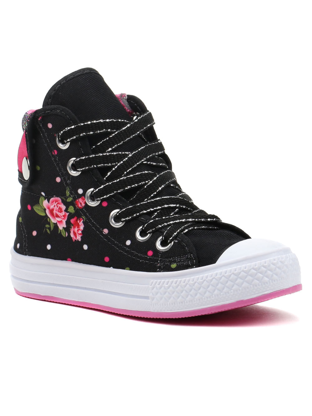 tênis cano alto infantil menina