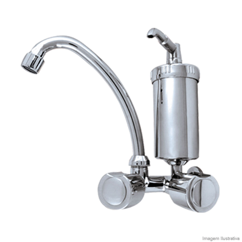 Torneira De Cozinha Com Filtro E Bica M Vel Light C41 Cromada Forusi Torneira De Cozinha Com Filtro E Bica M Vel Light C41 Cromada Forusi