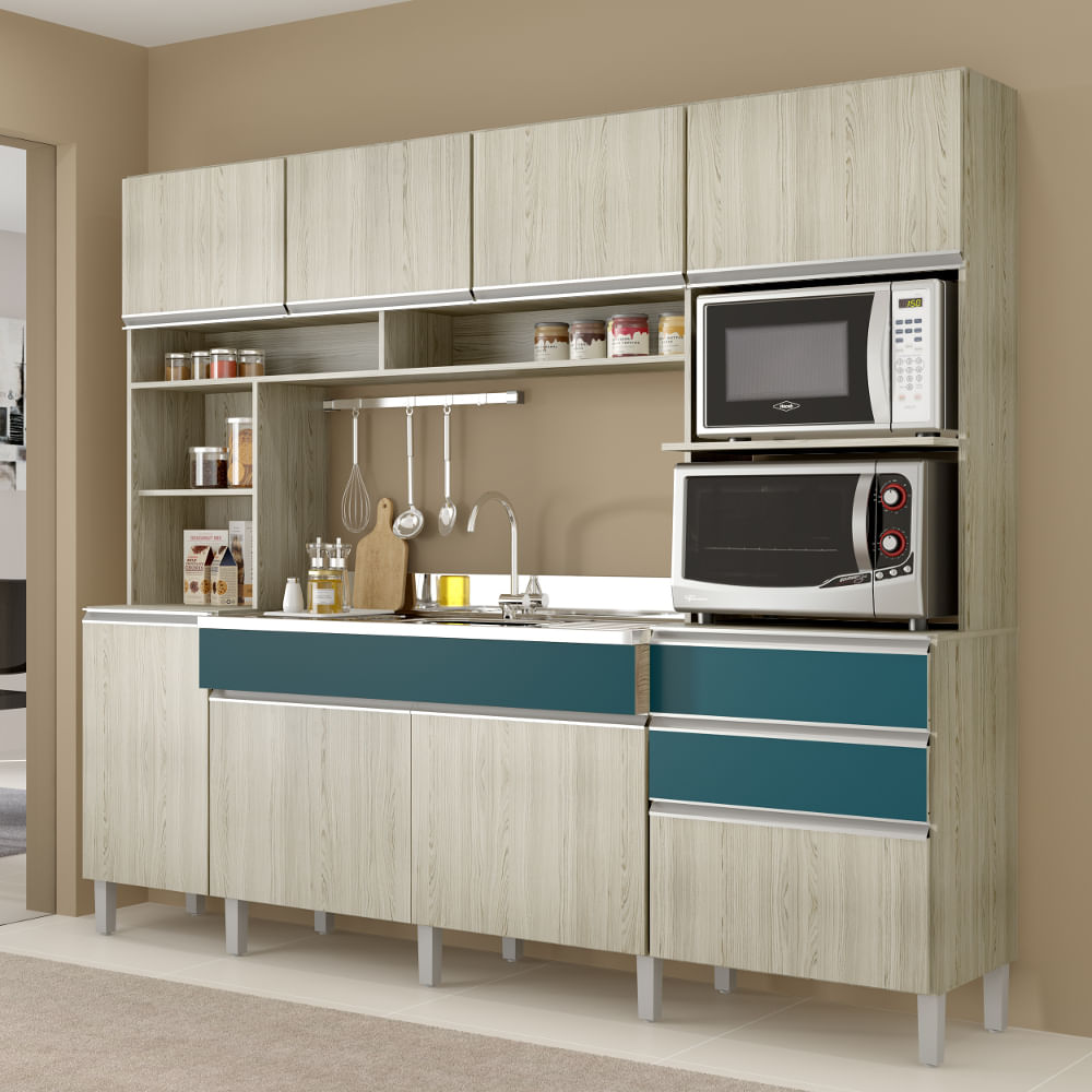 Cozinha Compacta Decibal Essence 8011 8 Portas E 2 Gavetas Comprar Cozinha Compacta Decibal Essence 8011 8 Portas E 2 Gavetas Comprar