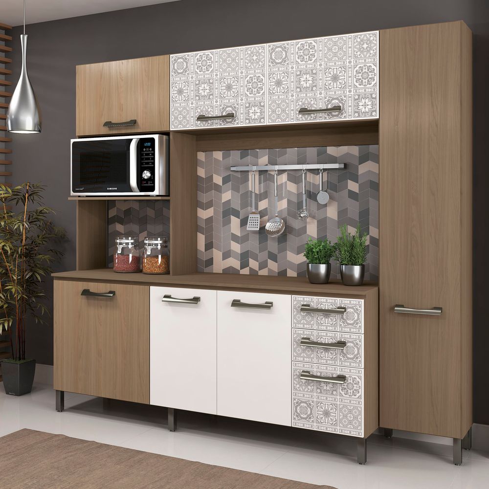 Cozinha Completa Sense E780 Kappesberg Nature Branco Azulejo Cozinha Completa Sense E780 Kappesberg Nature Branco Azulejo