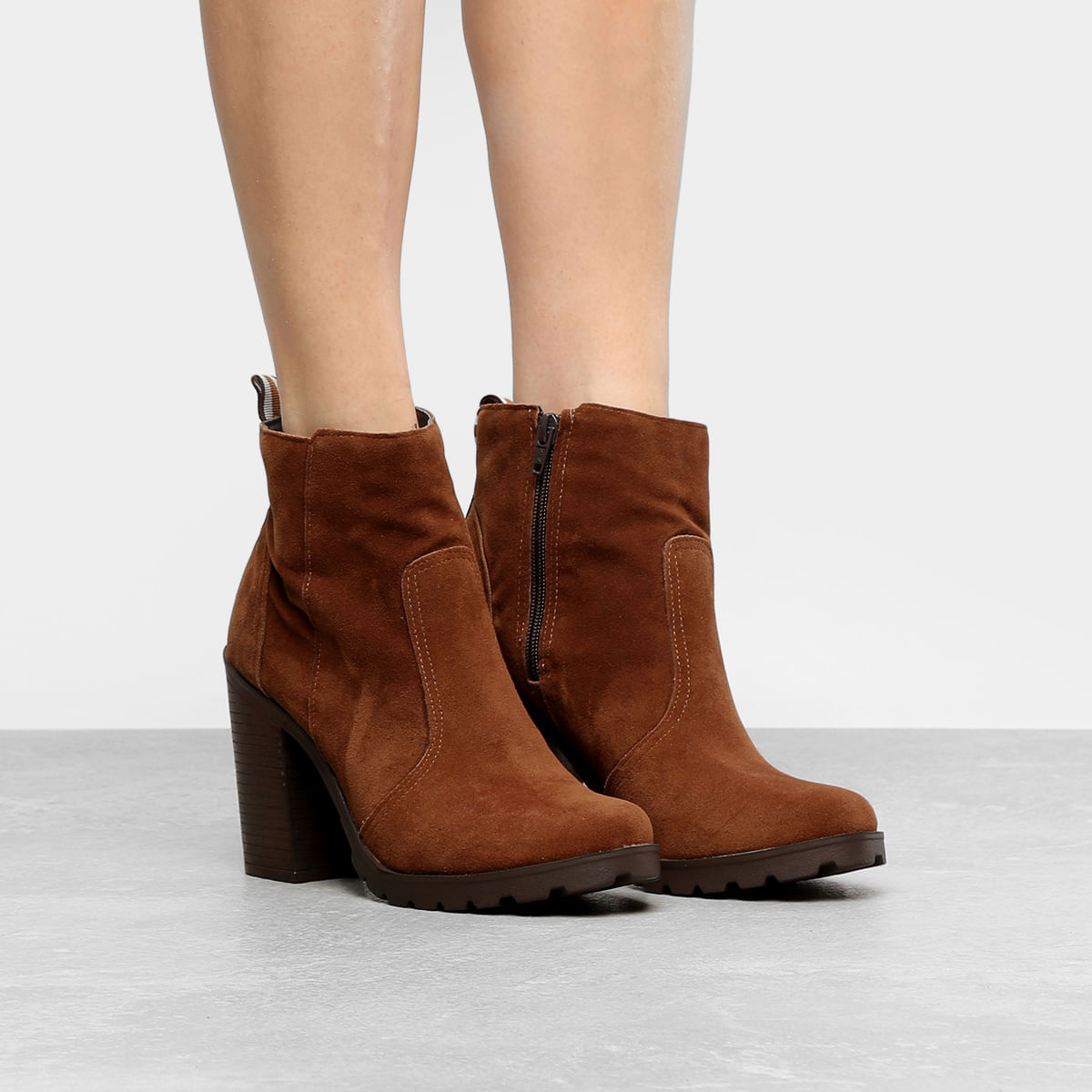 bota cano curto drezzup tratorada feminina