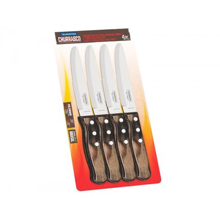 Jogo de Facas 4 Peças Tramontina - Polywood Jumbo Menor preço em Jogo de Facas 4 Peças Tramontina - Polywood Jumbo