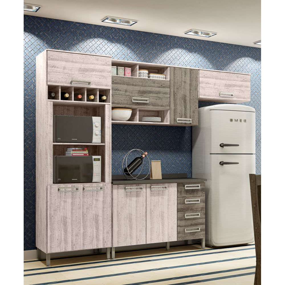 Cozinha Modulada Cbm Leticia Plus 04 8 Portas E 4 Gavetas Saara Cozinha Modulada Cbm Leticia Plus 04 8 Portas E 4 Gavetas Saara
