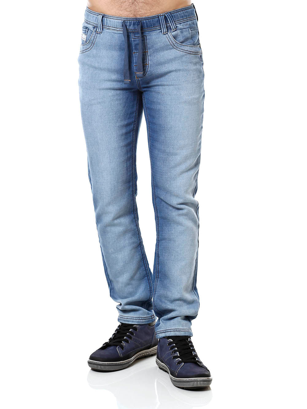 calça jeans de moletom masculina