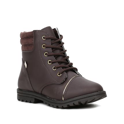 coturno infantil marrom