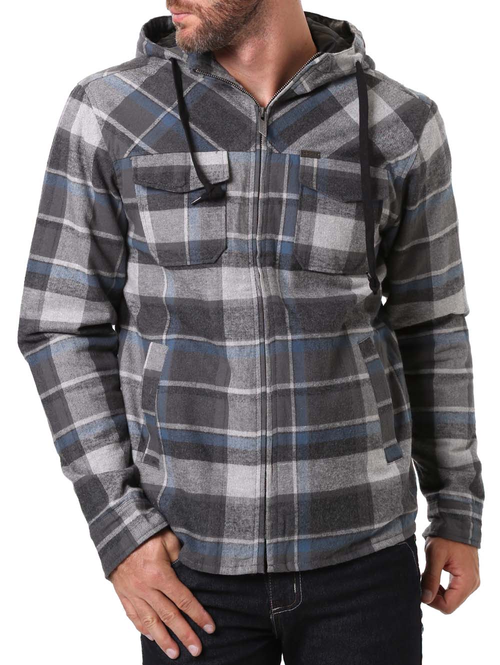 casaco quadriculado masculino