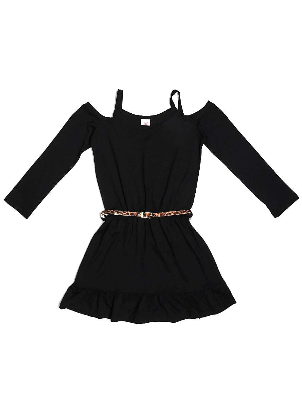 vestido infanto juvenil preto