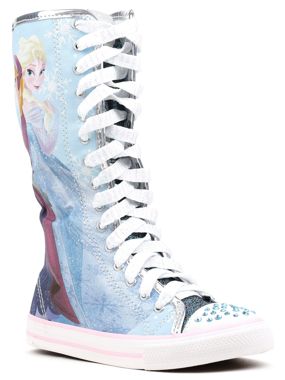 tenis cano alto infantil menina